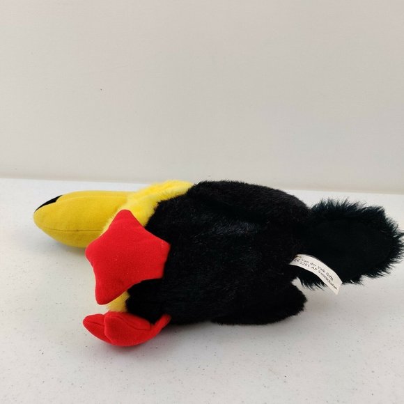Plush Toucan Parrot Long Beak Black & Yellow Red Van der Valk Gifts Stuffed Anim - Picture 7 of 11